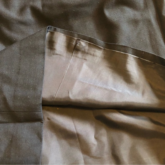 Vintage Ports international navy virgin wool high waisted pencil skirt - Picture 7 of 9